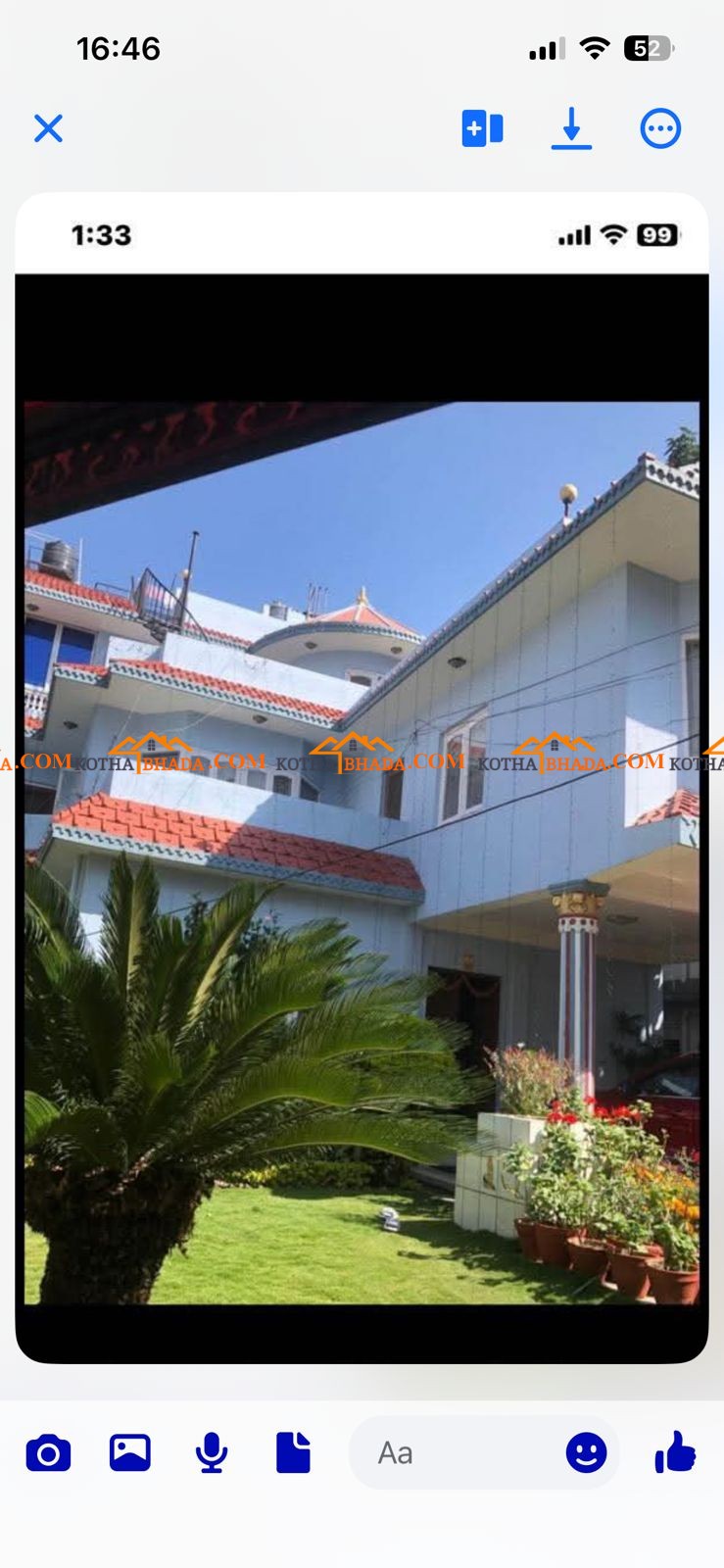 Full house available for rent for office at koteshwor